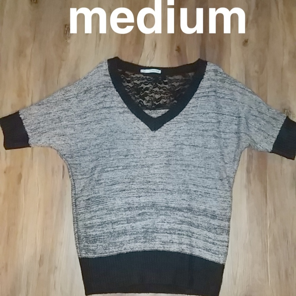 Maurices brand medium sweater with lace